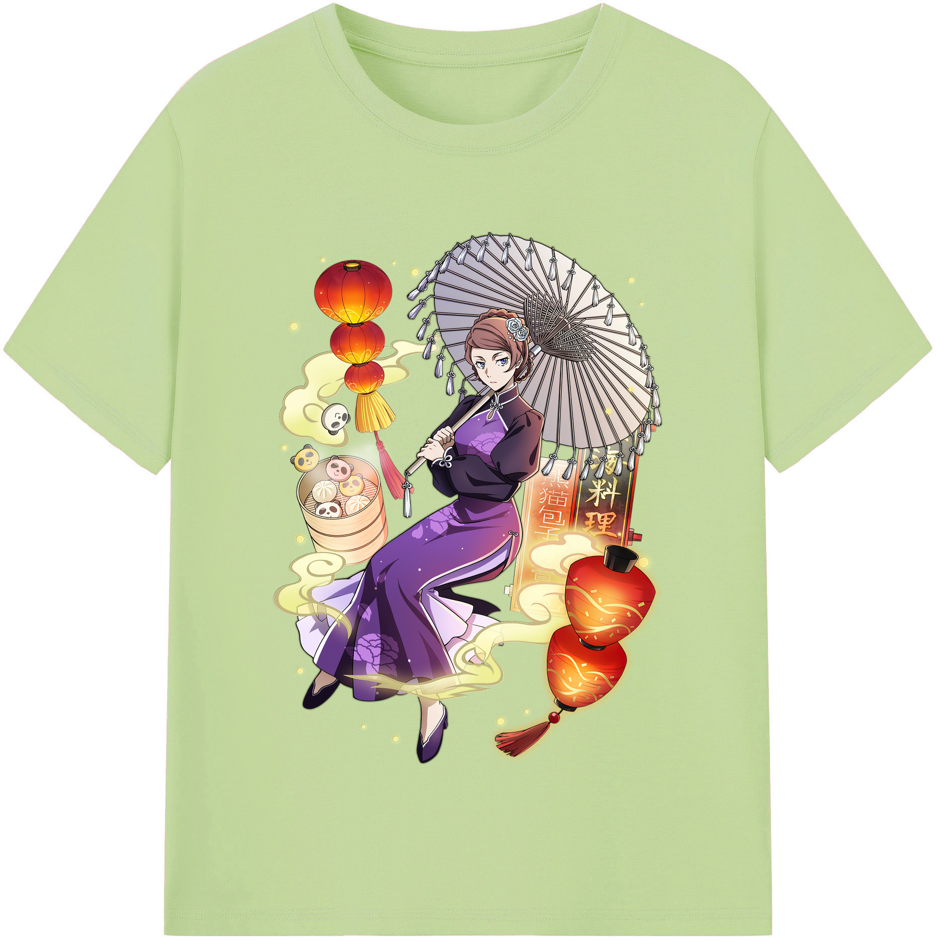 （画像用） 文豪ストレイドッグス Bungo Stray Dogs 綿100％半袖Tシャツ（フロントプリント）